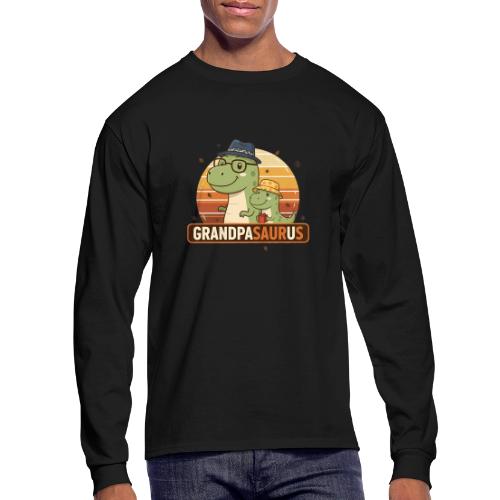 GrandpaSaurus Sunset Duo - Men's Long Sleeve T-Shirt