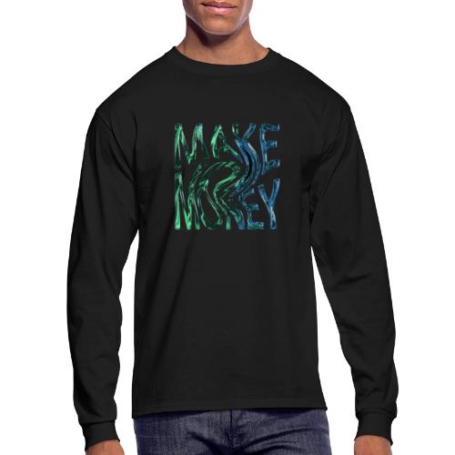 Make Money Neon 3D - Men's Long Sleeve T-Shirt