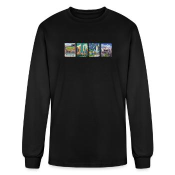 Houston City Houston Texas Tour Tourist Houstonian - Men's Long Sleeve T-Shirt - black - Front