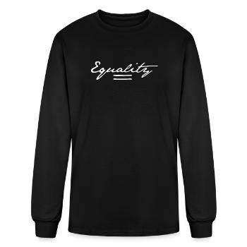 Equality - Men's Long Sleeve T-Shirt - black - Front