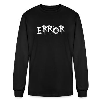 Error - Gothic - Men's Long Sleeve T-Shirt - black - Front