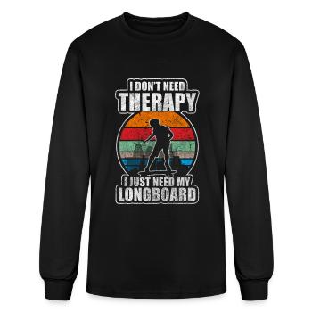 Skater Skateboard Sport Sk8 - Men's Long Sleeve T-Shirt - black - Front