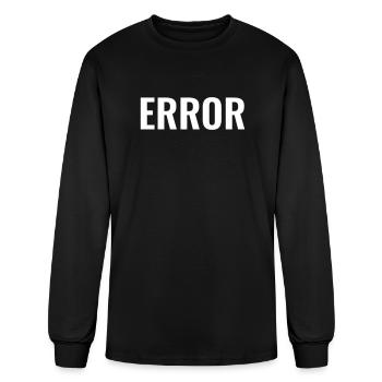 Error - Original - Men's Long Sleeve T-Shirt - black - Front