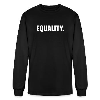 EQUALITY - Men's Long Sleeve T-Shirt - black - Front