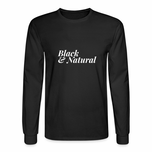 Black & Natural Women's - Men's Long Sleeve T-Shirt
