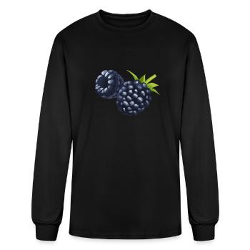 Black berry - Men's Long Sleeve T-Shirt - black - Front