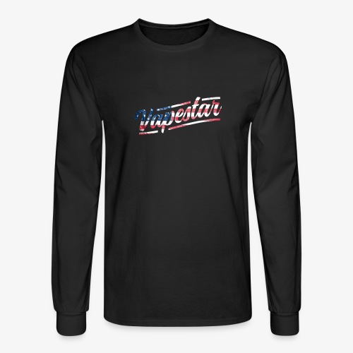Vape Star USA Flag - Men's Long Sleeve T-Shirt