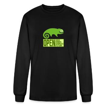 Open Suse - Men's Long Sleeve T-Shirt - black - Front
