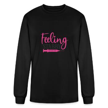 Feeling Stabby Nurse - Men's Long Sleeve T-Shirt - black - Front