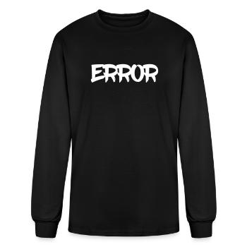 Error - Artistic - Men's Long Sleeve T-Shirt - black - Front