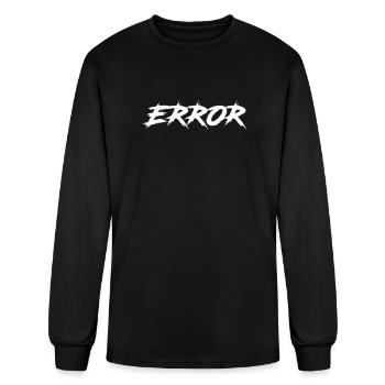 Error - Terrific - Men's Long Sleeve T-Shirt - black - Front