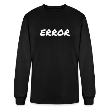 Error - Iconic - Men's Long Sleeve T-Shirt - black - Front
