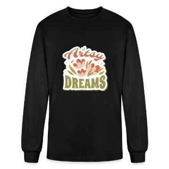 artsy dreams - Men's Long Sleeve T-Shirt - black - Front