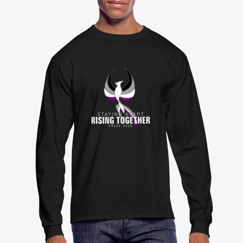 Asexual Staying Apart Rising Together Pride 2020 - Men's Long Sleeve T-Shirt