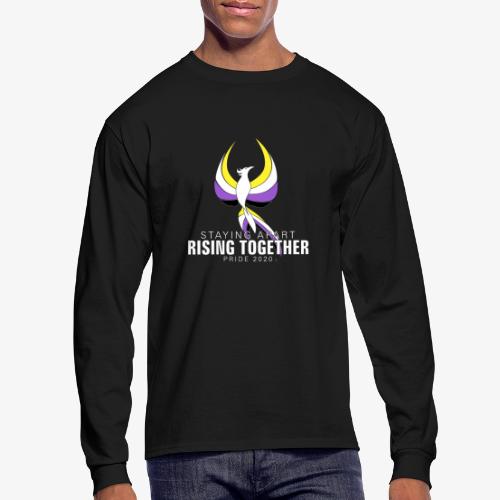 Nonbinary Staying Apart Rising Together Pride - Men's Long Sleeve T-Shirt