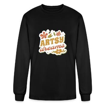 artsy dreams - Men's Long Sleeve T-Shirt - black - Front