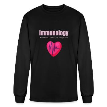 Immunology Acronyms... Acronyms Everywhere - Men's Long Sleeve T-Shirt - black - Front