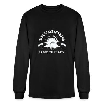 Skydiving Skydive Skydiver - Men's Long Sleeve T-Shirt - black - Front
