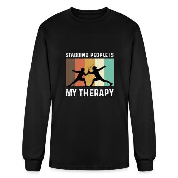 My Therapy Contestant Gift - Men's Long Sleeve T-Shirt - black - Front