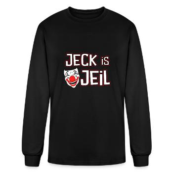 Carnaval Cologne Jeck in heart Kölle Alaaf Kölsch - T-shirt à manches longues Homme - noir - Devant