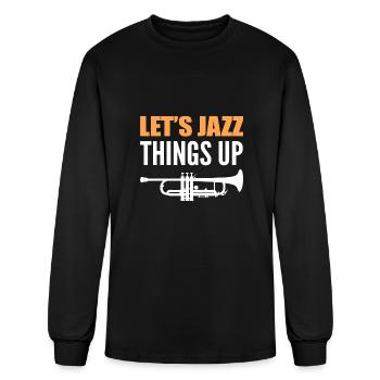 Let's Jazz Maestro Gift - Men's Long Sleeve T-Shirt - black - Front