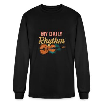 My Daily Rhythm Maestro Gift - Men's Long Sleeve T-Shirt - black - Front