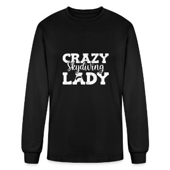 Skydiving Skydive Skydiver - Men's Long Sleeve T-Shirt - black - Front