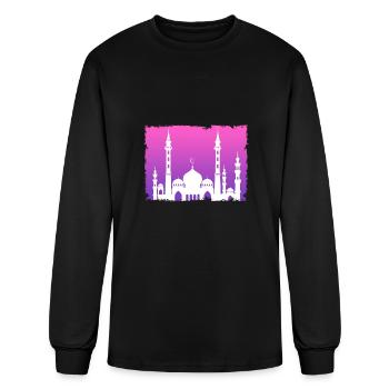 Eid Al Adha Muslim And Muhammad Believer Gift - Men's Long Sleeve T-Shirt - black - Front