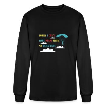 Skydiving Skydive Skydiver - Men's Long Sleeve T-Shirt - black - Front