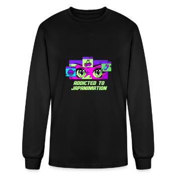 Japanimation Anime Japanese Manga Japan Hobby - Men's Long Sleeve T-Shirt - black - Front