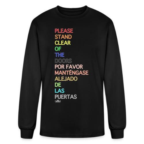 Please Stand Clear (Monorail) - Men's Long Sleeve T-Shirt