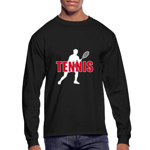Red Court Tennis - Men's Long Sleeve T-Shirt