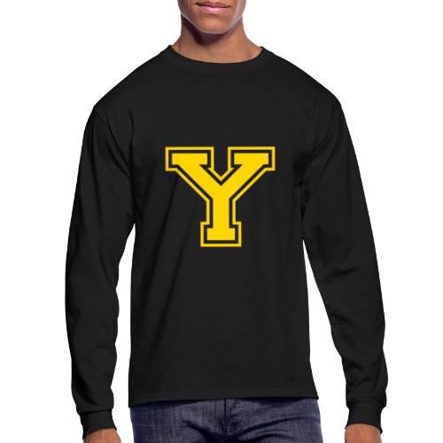 Letter Y – Capital Athletic Alphabet Monogram - Men's Long Sleeve T-Shirt