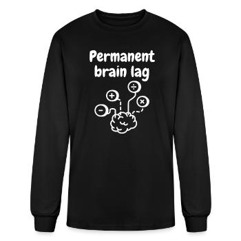 math - Men's Long Sleeve T-Shirt - black - Front