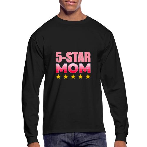 Five Stars Mom - Men's Long Sleeve T-Shirt