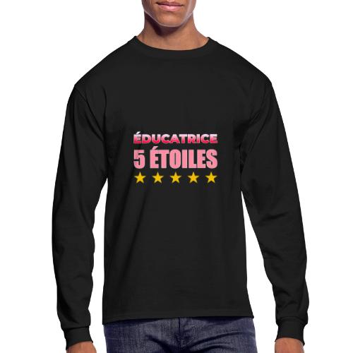 Éducatrice 5 Étoiles - Men's Long Sleeve T-Shirt