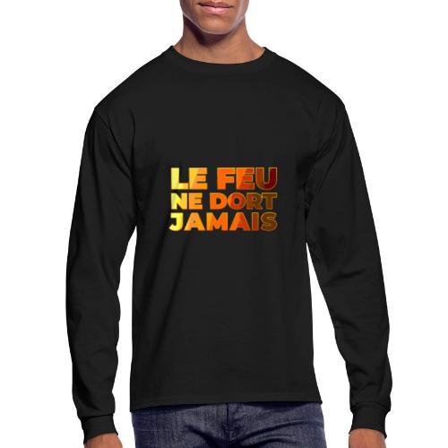 Fire never sleeps - Men's Long Sleeve T-Shirt