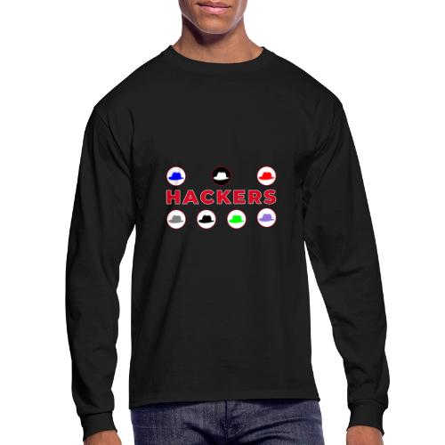 The Spectrum of Hackers - Men's Long Sleeve T-Shirt