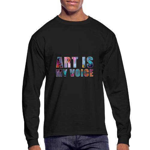Art Is My Voice - Men's Long Sleeve T-Shirt