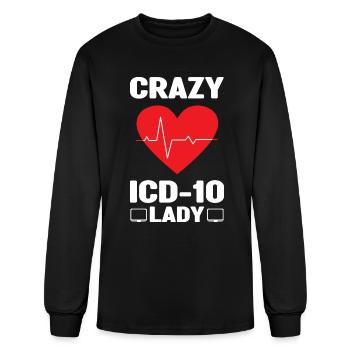 Clinical Coding Specialist | Hospital Gifts - Men's Long Sleeve T-Shirt - black - Front