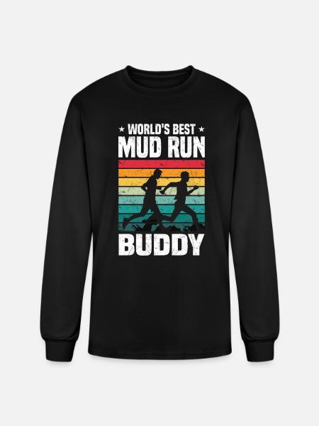 Mud racing - Men's Long Sleeve T-Shirt - black