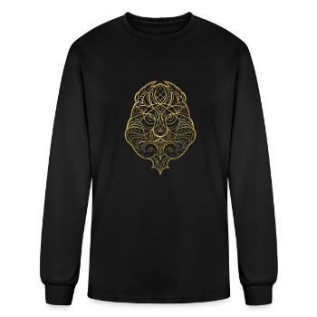 Leo Gold - Men's Long Sleeve T-Shirt - black - Front