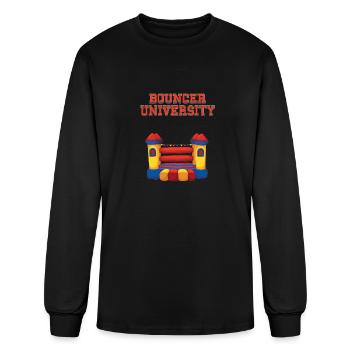 Bouncer Bounce House University - Men's Long Sleeve T-Shirt - black - Front