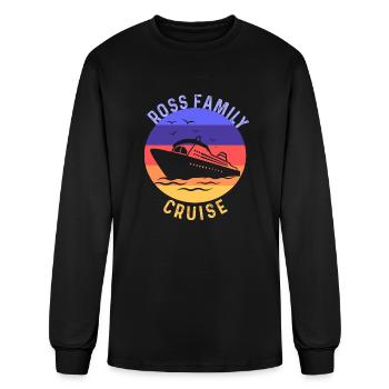 Ross Family Cruise Outfit For Men Women Youth Kids - Men's Long Sleeve T-Shirt - black - Front