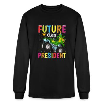 Future Class President Back To School - Men's Long Sleeve T-Shirt - black - Front