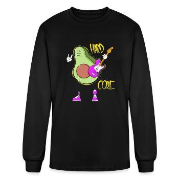 Hard To The Core - Men's Long Sleeve T-Shirt - black - Front