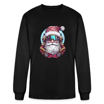Santa Claus - Men's Long Sleeve T-Shirt - black - Front