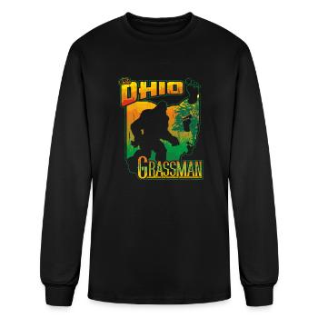 Ohio Grassman - Men's Long Sleeve T-Shirt - black - Front