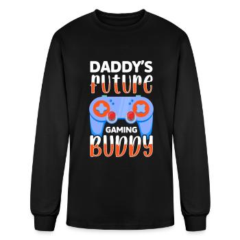 Baby Bump Mom Offspring - Men's Long Sleeve T-Shirt - black - Front