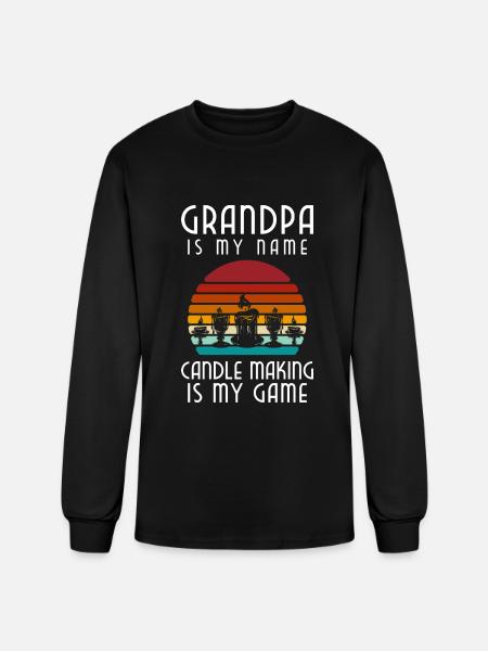 Candle Deco Passion - Men's Long Sleeve T-Shirt - black